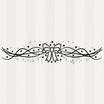 Motivstempel - Weihnachtsschleife