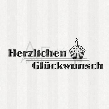 Textstempel - Herzlichen Glückwunsch 04