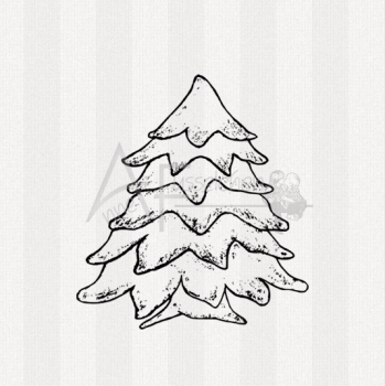 Motivstempel - Tanne 1 (kl)