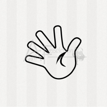 Motivstempel - Hand 01