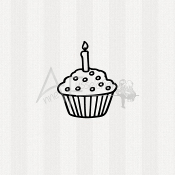 Motivstempel - Cupcake 01