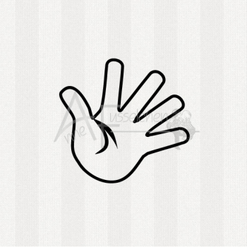 Motivstempel - Hand 02