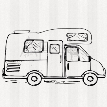 Motivstempel - Wohnmobil (gr)