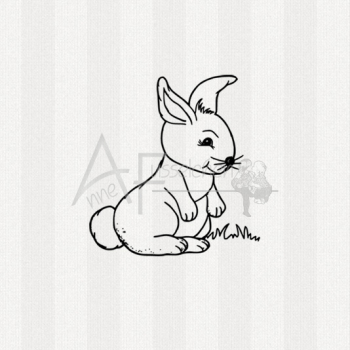 Motivstempel - Niedlicher Hase (kl)