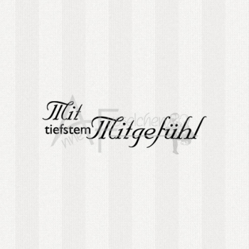 Textstempel - ... Gedenken 01