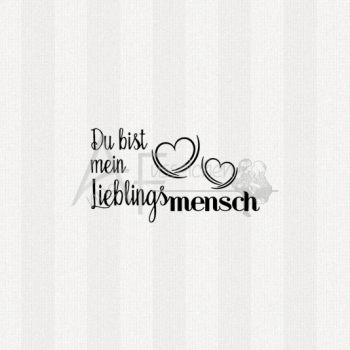 Textstempel - ... Lieblingsmensch 05