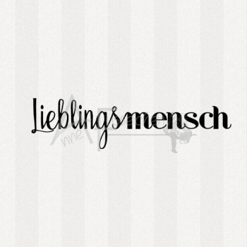 Textstempel - Lieblingsmensch 06