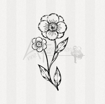 Motivstempel - Blume 01