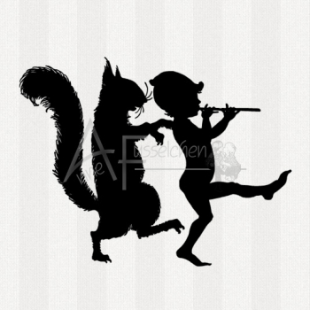 Motivstempel - Flötenspieler