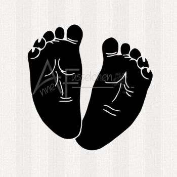 Motivstempel - Babyfüße 03 (gr)