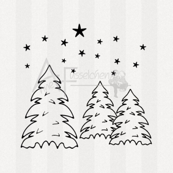 Motivstempel - Tannenwald 01
