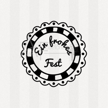 Textstempel - Ein frohes Fest