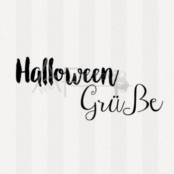 Textstempel - Halloweengrüße 02
