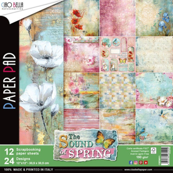Ciao Bella - The Sound of Spring | Paper Pad 12x12