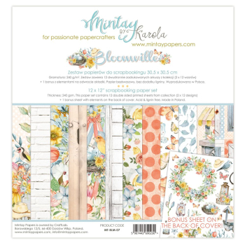 Mintay by Karola - Bloomville | Paper Pad 12 x 12