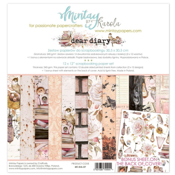 Mintay by Karola - Dear Diary | Paper Pad 12x12