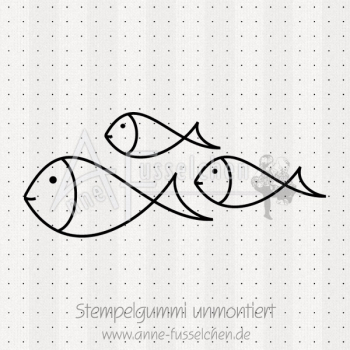 Motivstempel - Drei Fische