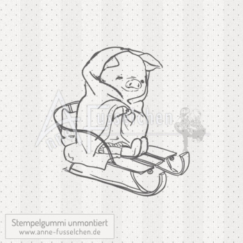 Motivstempel - Schweinchen Louis | anne-fusselchen.de