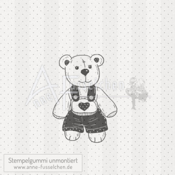 Motivstempel - Plüschtier Bär