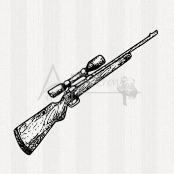 Motivstempel - Jagdgewehr
