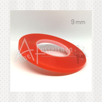 Doppels. Klebeband - rot / 9 mm / 50 m