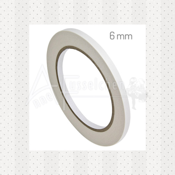 Doppelseitiges Klebeband - 6 mm