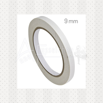 Doppelseitiges Klebeband - 9 mm / 20 m