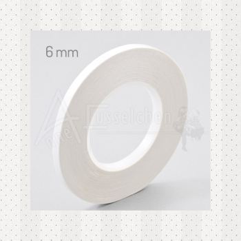 Doppelseitiges Klebeband - 6 mm / 50 m