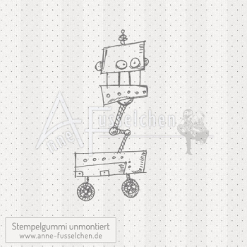 Motivstempel - Robo Bott | Blechroboter