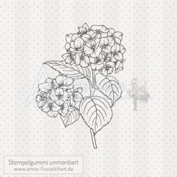 Motivstempel - Hortensie 02 | anne-fusselchen.de