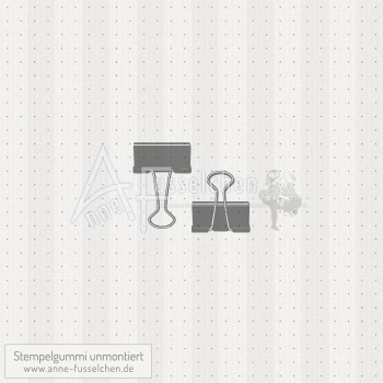 Motivstempel - Paperclips im Set 01