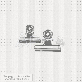 Motivstempel - Paperclip im Set 02 