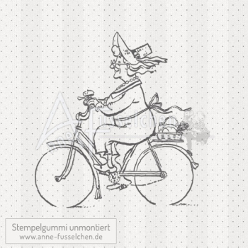 Motivstempel - Clara fährt Rad 01