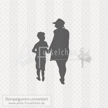 Motivstempel - Oma & Enkel