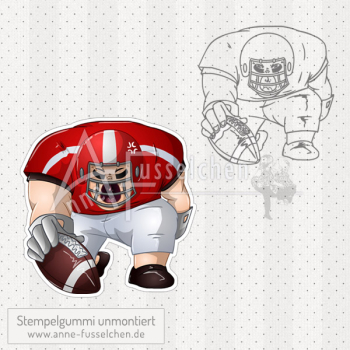 Motivstempel - Captain Dangerfield