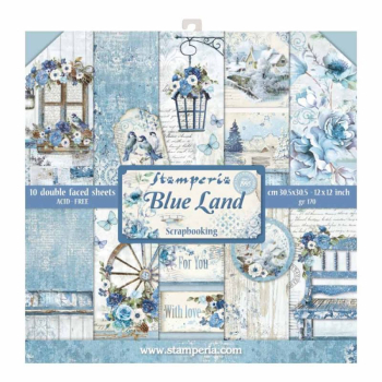 Stamperia - Blue Land | Paper Pad 12x12