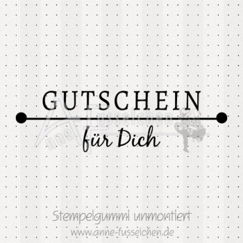 Textstempel - Gutschein 02