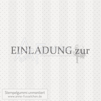 Textstempel - Einladung zur 01