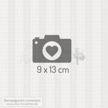 Textstempel - Kamera 9 x 13 cm