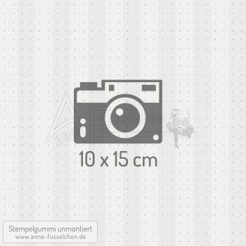Textstempel - Kamera 10 x 15 cm