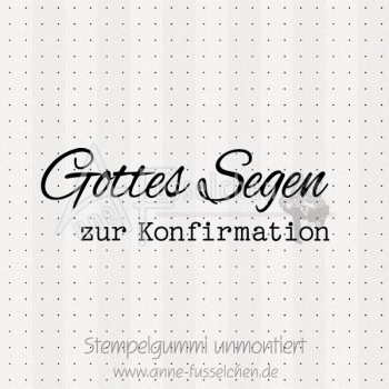Textstempel - Konfirmation 02
