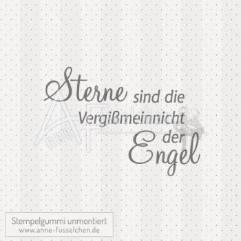 Textstempel - Sterne sind ...