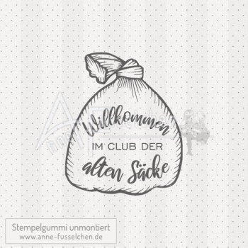 Textstempel - Club der alten Säcke 02