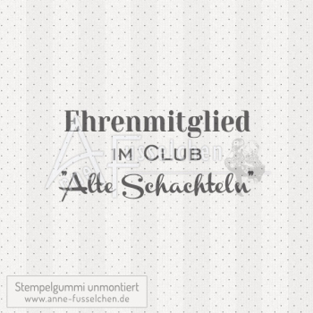 Textstempel - Ehrenmitglied im Club ... 01