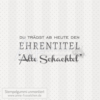 Textstempel - Ehrentitel... 