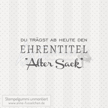 Textstempel - Ehrentitel ... 