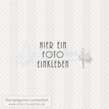 Textstempel - Hier ein Foto einkleben