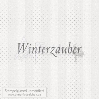 Textstempel - Winterzauber