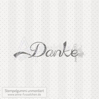 Textstempel - Danke
