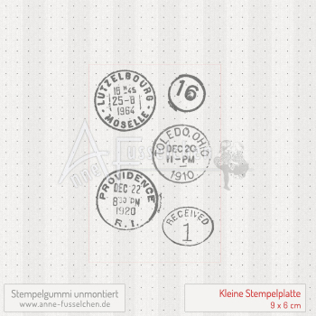 Motivstempel - Vintage Poststempel
